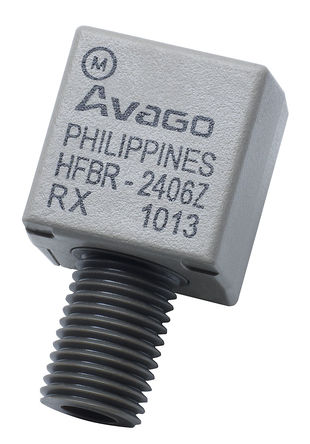 Broadcom - HFBR-2406Z - Broadcom 160MBd 820nm Բ ˽, SMA, 27.2 x 12.7 x 10.2mm, HFBR-2406Z		