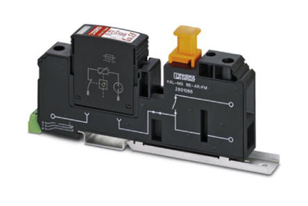 Phoenix Contact - 2801488 - Phoenix Contact 100 V ֱ75 V  20kA ӿŵģ 2801488, DIN 찲װ, 17.7 x 75 x 160mm		