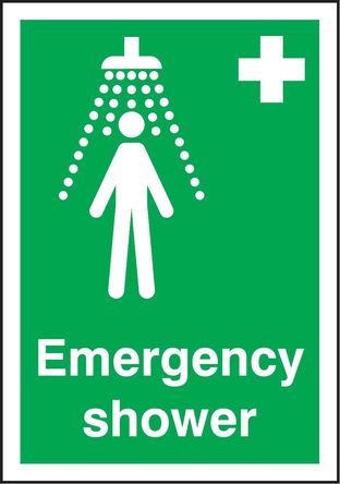 Signs & Labels - FA00349R - Signs & Labels FA00349R 1װ ɫ/ɫ Ӣ “Ӧװ“  ȫǩ, 300 x 400mm		