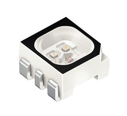 OSRAM Opto Semiconductors - LRTBG6TG-TV-1+VAW-36+ST7-69-20-R18-IB - Osram Opto MULTILED ϵ ɫ ɫ/ɫ/ɫ LED LRTBG6TG-TV-1+VAW-36+ST7-69-20-R18-IB, 1.35 cd, 120 ӽ, 6  PLCC 6 װ		