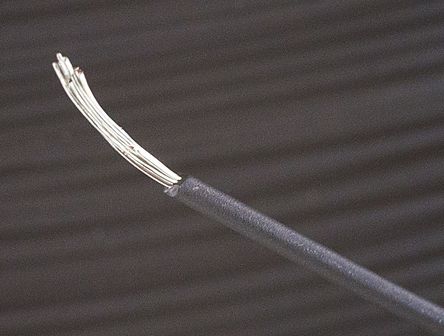 Alpha Wire - 6712 BK001 - Alpha Wire EcoWire ϵ 305m ɫ 24 AWG о ڲߵ 6712 BK001, 0.22 mm2 , 7/0.20 mm оʾ, 600 V		