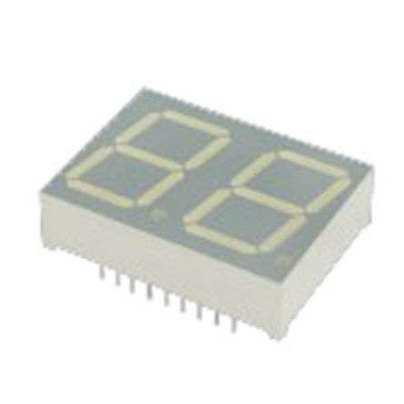 Kingbright - DA08-11CGKWA - Kingbright DA08 ϵ 2ַ 7  ɫ LED  DA08-11CGKWA, 38 mcd, ҲС, 20.3mmַ, ͨװװ		