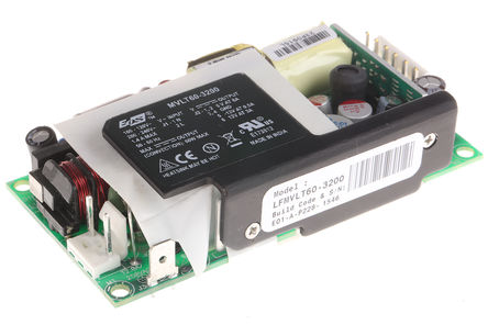 EOS - LFMVLT60-3200 - EOS 60W 3 ǶʽģʽԴ SMPS LFMVLT60-3200, 180  264 V dc, 90  132 V ac, 5 V dc, 12 V dc		