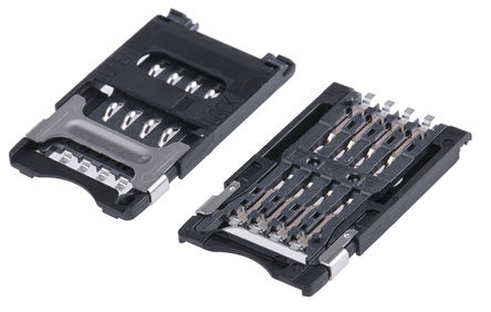 C & K - CCM03-3004 LFT R102 - C & K 2.54mmھ 8(2) SMT Smart Card  CCM03-3004 LFT R102, Ӷ˽		