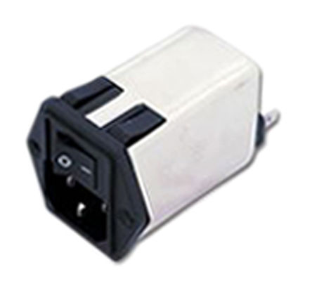 TE Connectivity - 1CFE1 - TE Connectivity װ C14 IEC ˲ ͷ 6609113-1, ζ˽, 1A, 250 V 		