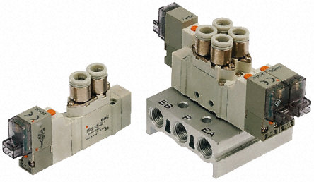 SMC - SY5320-5LOU-C8 - SMC SY5000 ϵ 431.9nl/min ѹ ȵ/ȵ Ʒ SY5320-5LOU-C8, װ, 24V dcȦѹ, 0.2  0.7Mpa, -10  +50C		