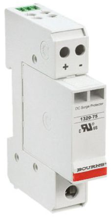 Bourns - 1320-S-75 - Bourns 1320 ϵ 100 V ֱ 40kA 2  1320-S-75, DIN 찲װ, 18 x 67 x 90mm		