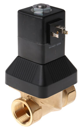 Burkert - 134680 - Burkert 6213 ϵ 10 bar 2˿ ͭ ŷ 134680, 1in˿, NCԤ跧λ, 230 V Դ		