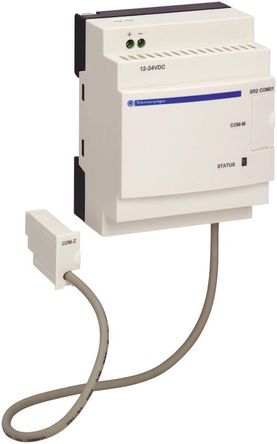 Schneider Electric - SR2COM01 - Schneider Electric Zelio Logic ϵ PLC /ģ SR2COM01, 12  24 V ֱ, 107.6 x 72 x 59.5 mm		