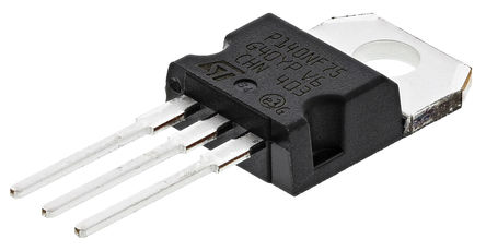 STMicroelectronics - STP140NF75 - STMicroelectronics STripFET II ϵ Si N MOSFET STP140NF75, 120 A, Vds=75 V, 3 TO-220װ		