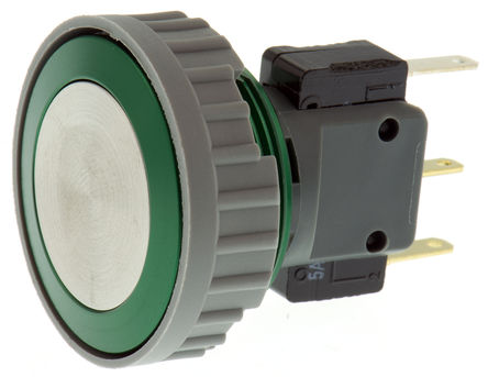 Schurter - 1241.6632.5120000 - Schurter 1241.6632.5120000 IP67 ˲ ˫ 尲װ ť, 5 A @ 125 V 		