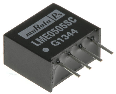 Murata Power Solutions - LME0505SC - Murata Power Solutions LME ϵ 0.25W ʽֱ-ֱת LME0505SC, 4.5  5.5 V ֱ, 5V dc, 50mA, 1kV dcѹ, SIPװ		