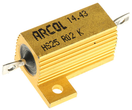 Arcol - HS25 R02 K - Arcol HS25 ϵ HS25 R02 K 25W 20m 10%  尲װ̶ֵ, Ӷ, Ƿװ		