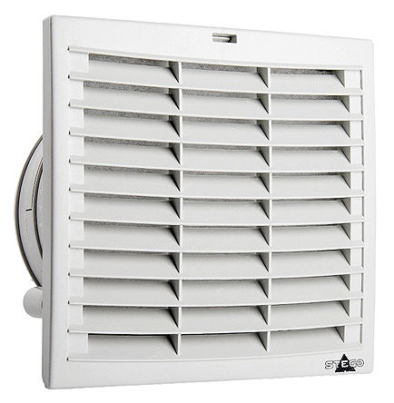 Stego Elektrotechnik - 01883.0-00 - Stego Elektrotechnik Filter Fan Plus FPO ϵ IP54  01883.0-00, 257 x 257mm, 281m3/h, 230 V 		