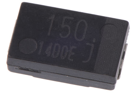 Panasonic - EEFCX0J151R - Panasonic SP-CAP CX ϵ 6.3 V ֱ 150F SMD ۺ ۺ EEFCX0J151R, 20%ݲ, 15m(ֵ), +105C		