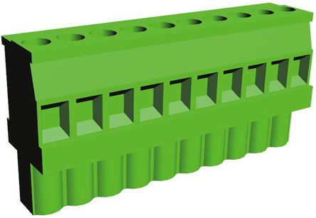 TE Connectivity - 1-284041-0 - TE Connectivity Buchanan ϵ 5.08mm ھ 10 ·  ɫ ֱ ͷ 1-284041-0, ӡˢ·尲װ, ݶ˽		