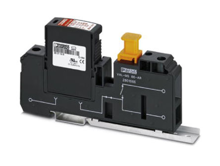 Phoenix Contact - 2801491 - Phoenix Contact 75 V ֱ 50kA  2801491, DIN 찲װ, 17.7 x 77.5 x 153mm		