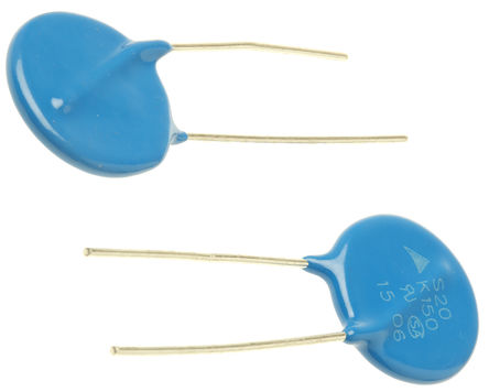 EPCOS - B72220S0151K101 - EPCOS Standard ϵ 1.16nF 100A 395V ѹ S20K150, 21.5 (Dia.) x 4.9mm		