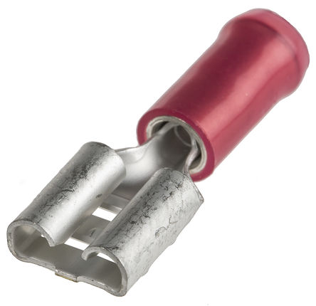 TE Connectivity - 9-160583-2 - TE Connectivity PIDG FASTON .250 ϵ ɫ Ե ѹӲ 9-160583-2, 6.35 x 0.81mm, о		