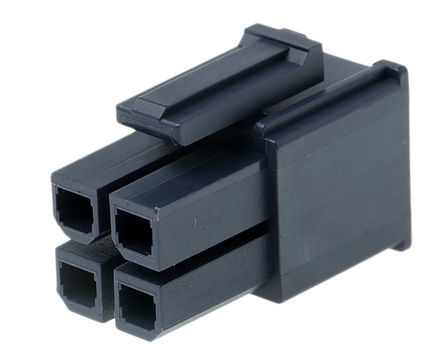 Molex - 170001-0104 - Molex Mega-Fit ϵ 5.7mm ھ 2  4 ·  °װ ѹ 170001-0104		