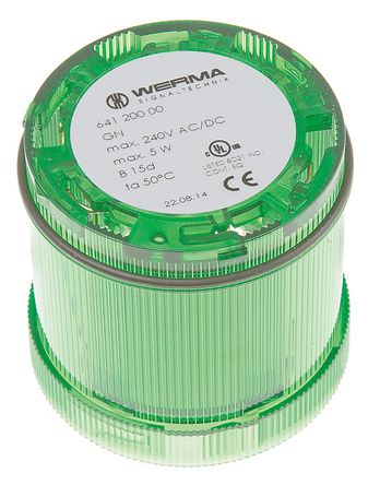 Werma - 64120000 - Werma KombiSIGN 71 641 ϵ ɫ ׳ źŵ 64120000, 70mm ֱ, 24 V ֱ230 V 		