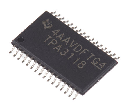 Texas Instruments - TPA3118D2DAP - Texas Instruments TPA3118D2DAP D  1 ͨ/2 ͨ ƵŴ IC, +85 C, 30 W @ 8 , 32 HTSSOPװ		