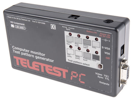 Teletest - OZZRST1500 - Teletest OZZRST1500 PC , ˮƽ TTLֱ TTLͬ, ԭɫƵģƵ, ģʽ: ɫӰߣ㣬ɫͬƵʣҶȣɫͬɫ, 15 · D Ͳ		