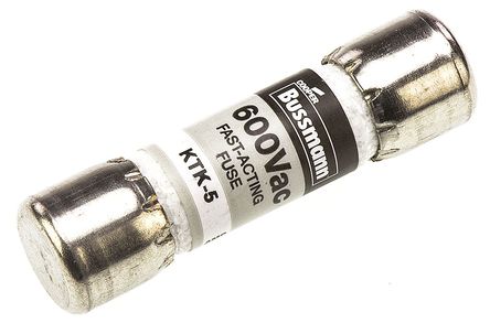 Cooper Bussmann - KTK-5 - Cooper Bussmann F۶ٶ 5A ʽ۶ KTK-5, 10.3 x 38.1mm		