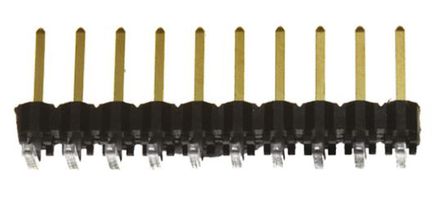 Samtec - TSW-110-08-L-S-RA - Samtec TSW ϵ 10· 2.54mmھ (1) ֱ Ź TSW-110-08-L-S-RA, Ӷ˽, 7.6A, ͨ		