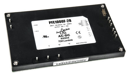 TDK-Lambda - PFE1000F-28 - TDK-Lambda 1008W  ǶʽģʽԴSMPS PFE1000F-28, 85  265V ac, 28V, 36A, 86%Ч, ܷװ		