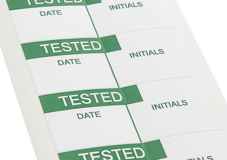 RS Pro - TLB8003A20 - RS Pro TLB8003A20 140װ Ԥӡճǩ, 38mm, 15mm Tested		