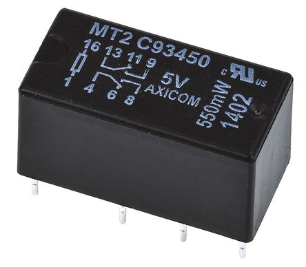 TE Connectivity - MT2-C93450 - TE Connectivity MT2-C93450 ˫˫ PCB װ Ǳ̵, 2 A, 5V dc		