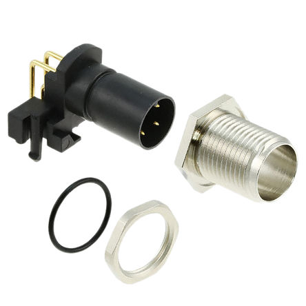 TE Connectivity - 3-2172062-2 - TE Connectivity M12 ϵ 4· ӡˢ·尲װ ֱ Բ ͷ 3-2172062-2, , ʽӺ		