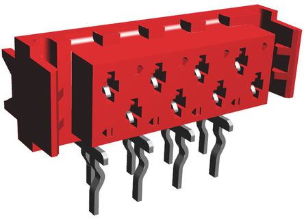 TE Connectivity - 338070-8 - TE Connectivity Micro-Match ϵ 2 8· ֱ 1.27mmھ ͨ ĸ ӡˢ· 338070-8, Ӷ˽, ԰		