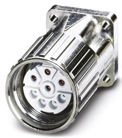 Phoenix Contact - 1607082 - M23 panel mount female connector, 6 way		