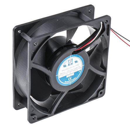 RS Pro - OD1238-12HB01A - RS Pro OD1238 ϵ 6W 12 V ֱ  OD1238-12HB01A, 178.5m3/h, 2800rpm, 120 x 120 x 38.5mm		