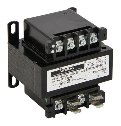 Siemens - MT0100C - Siemens 100VA DIN 尲װѹ MT0100C, 1, :120V ac, 240V ac μ:24V ac, ˿װ		
