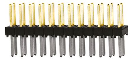 Samtec - TSW-112-08-L-D - Samtec TSW ϵ 24· 2.54mmھ (2) ֱ Ź TSW-112-08-L-D, Ӷ˽, 7.6A, ͨ		