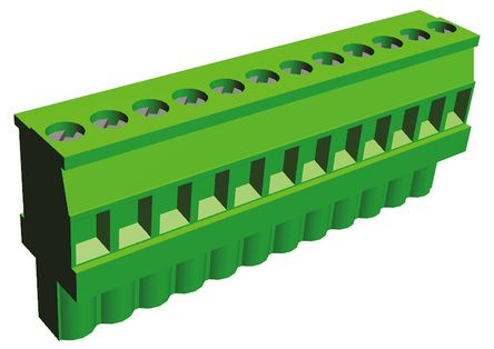 TE Connectivity - 1-284041-2 - TE Connectivity Buchanan ϵ 5.08mm ھ 12 ·  ɫ ֱ ͷ 1-284041-2, 尲װ, Ӷ˽		