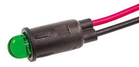 Marl - 352-512-04-40 - Marl 352-512-04-40 4.8 mm ͹ ɫ LED ָʾ, ߽Ӷ, 0.25inװ׳ߴ, 2.8 V		