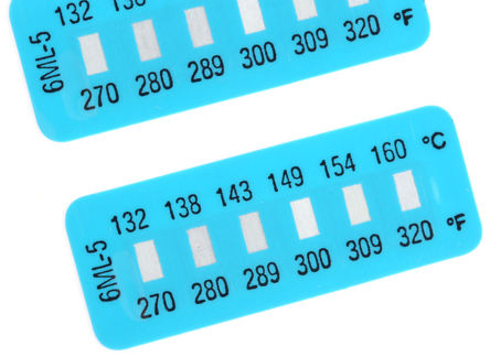 RS Pro - 06STHERNG5DP - RS Pro 135C  160C 6 ˮƽ ¶ͱǩ 06STHERNG5DP, 12 x 32mm		