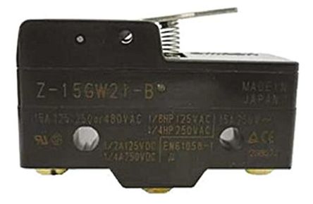 Omron - Z15GW21B - Omron ȹ֬ IP00 ٶ λ Z15GW21B, ܸ, SPDT, /, 500V		