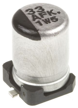 Panasonic - EEEFK1A330UR - Panasonic FK SMD ϵ�� 10 V ֱ�� 33��F SMD ���������� EEEFK1A330UR, ��20%�ݲ�, ���+105��C		