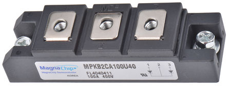 MagnaChip - MPKB2CA100U40 - MagnaChip MPKB2CA100U40 , Io=200A, Vrev=400V, 60ns, 3 5DM-1װ		