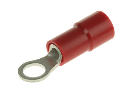 RS Pro - RVYS1-3.7 - RS Pro, ɫ Ե о ѹӶ RVYS1-3.7, M3.5 ˨, 3.7mmڻֱ, 18.5mmܳ		