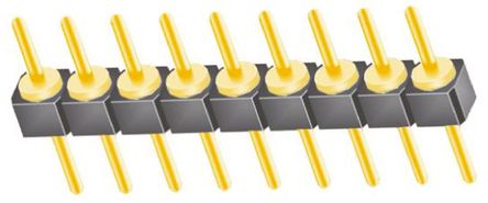 Samtec - TS-109-G-A - Samtec TS ϵ 9· 2.54mmھ (1) ֱ Ź TS-109-G-A, Ӷ˽, 1A, ͨ		