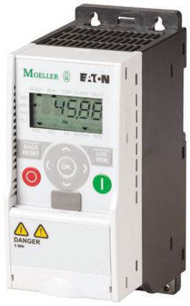 Eaton - MMX12AA3D7F0-0 - Eaton M-MAX MMX12 ϵ IP20 0.75 kW Ƶ MMX12AA3D7F0-0, 320Hz, 8.3 A, 177  264 V 		