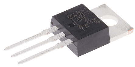 DiodesZetex - SBR40U300CT - Diodes Inc SBR40U300CT ˫ ض, Iout=40A, Vrev=300V, 3 TO-220ABװ		