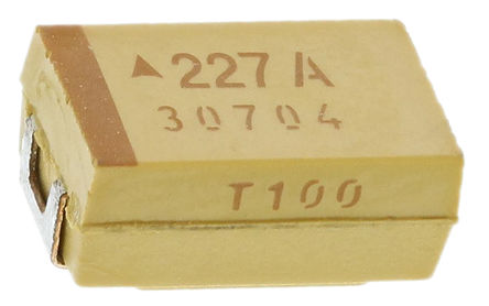 AVX - TPSD227K010R0100 - AVX TPS ϵ 220F 10% SMD  TPSD227K010R0100, 10 V ֱ, 7343-31 װ, 100m ESR, +125C		
