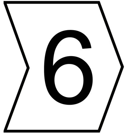 HellermannTyton - 901-10576 - HellermannTyton Helagrip ϵ 250װ ׵׺ Ϲ̶ ±ʶ 901-10576, 3.5mm, 2  5mmֱ, ӡ"6"ͼ		